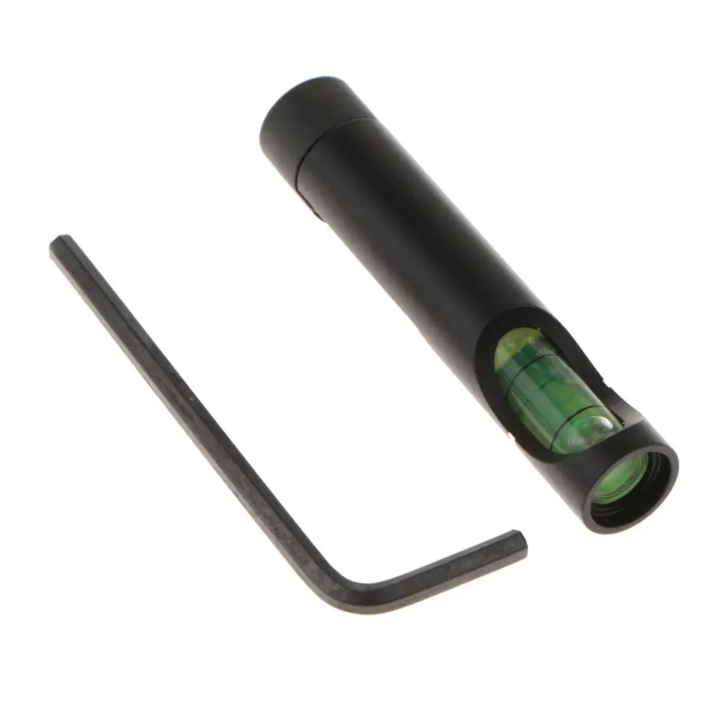 Bubble Spirit Mount Level Black Aluminum Alloy Rail Accessory Anti Cant for 20mm Rail Hunting