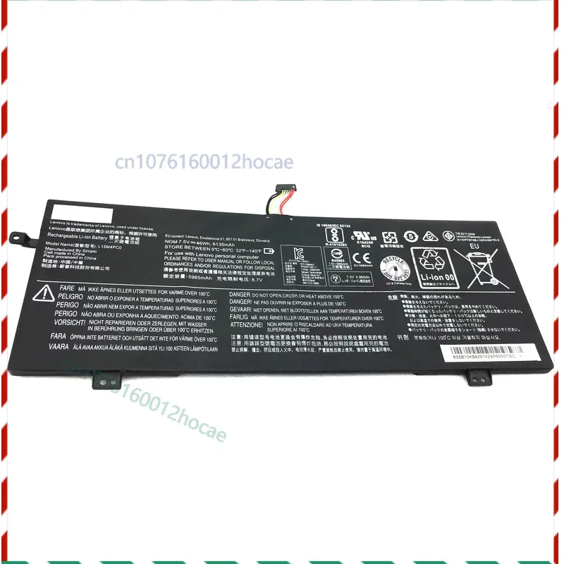 

Genuine Original L15L4PC0 L15M4PC0 L15S4PC0 L15M6PC0 Laptop Battery For IdeaPad 710S-13ISK 710S-13IKB V730-13 Notebook