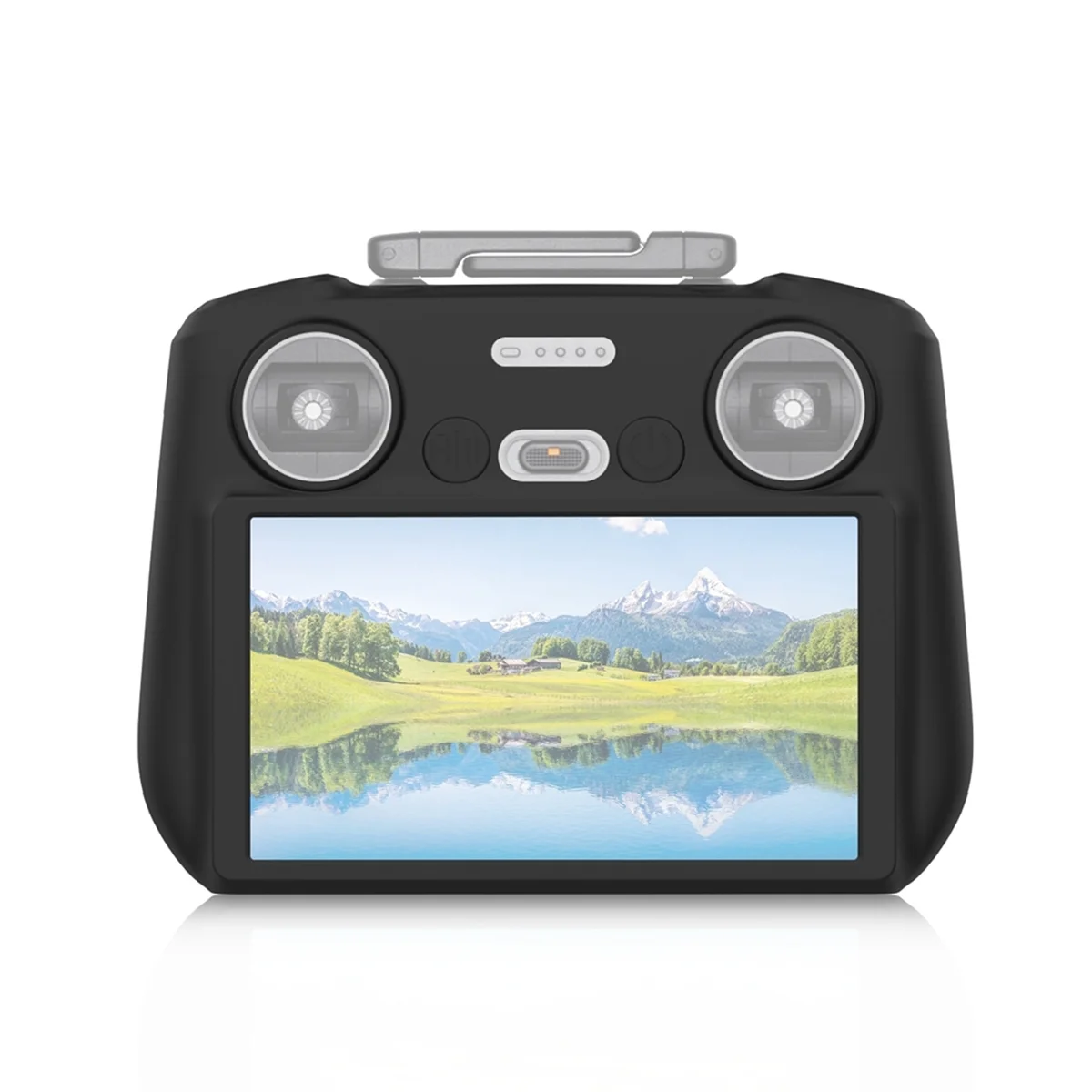 For DJI Mini 4 Pro/Air3 Drone Remote Control/DJI RC2 Multi-Function Convenient Silicone Protective Case Cover,Black