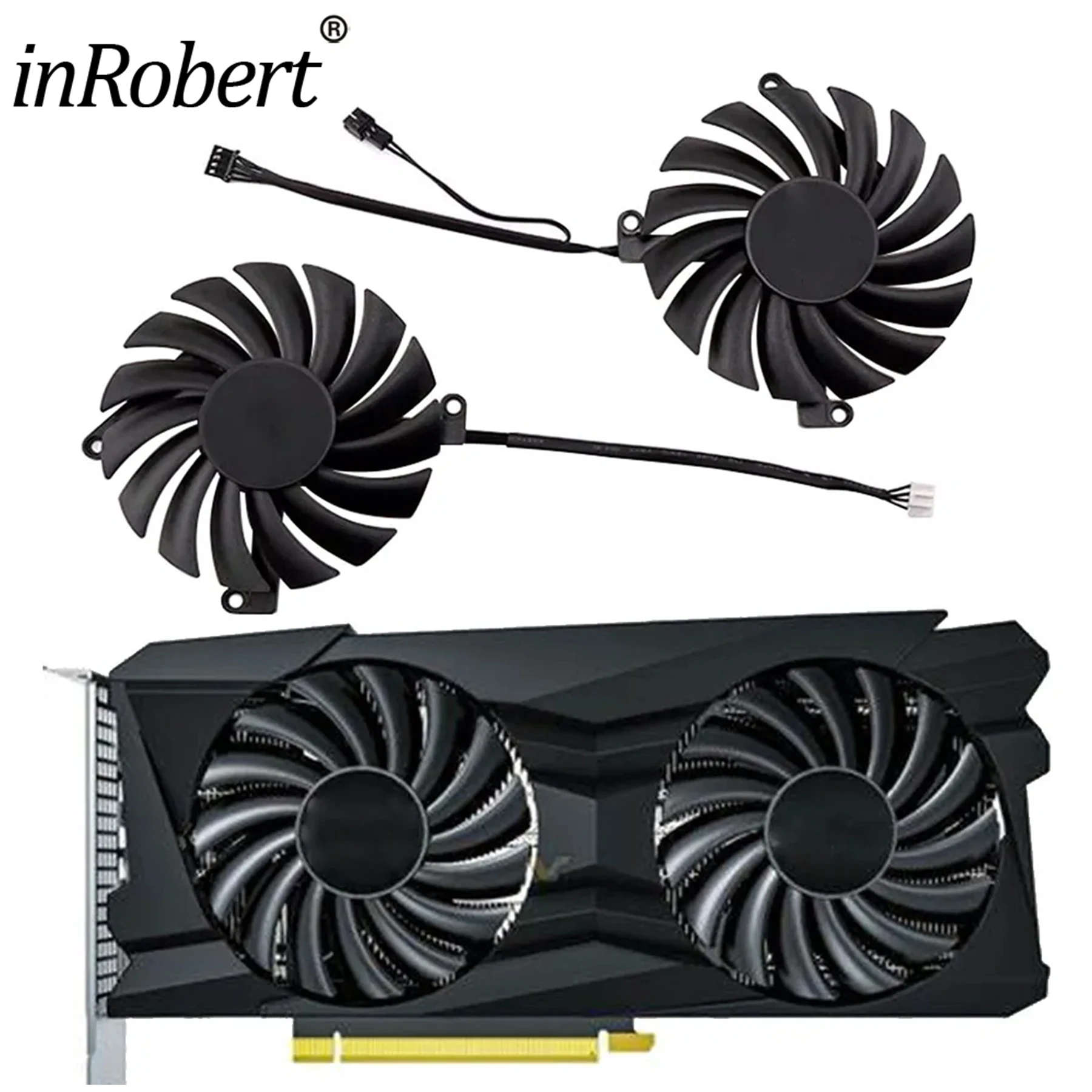 

8 5 мм RTX3070 CF-12915S вентилятор видеокарты для INNO3D RTX 3070 LHR 8 Гб TWIN X2 сменный вентилятор видеокарты