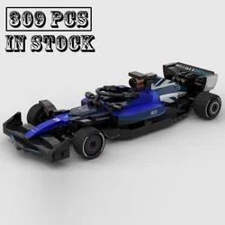 New Technical MOC-156187 SuperWilliams FW-45 Silverstone SuperRace Car Model Buiding Block Bricks Kids Toys Birthday Gifts