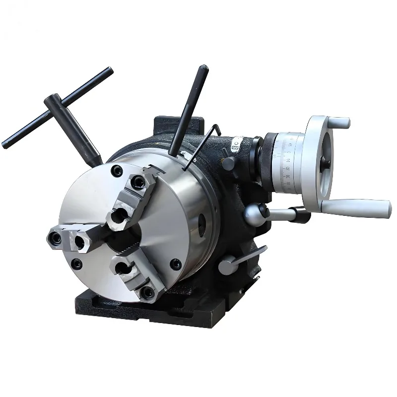 

Powerful and Fast CS-6 Vertical Horizontal Universal Dividing Head for Lathe Machine Accessory for Indexer Division