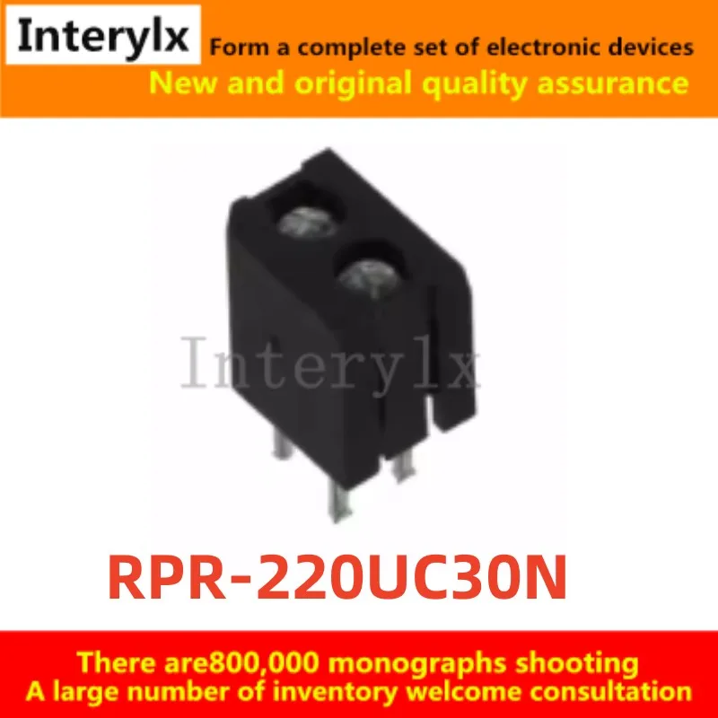 10 قطعة/الوحدة الأصلي RPR-220UC30N RPR-220 عاكس الكهروضوئية الاستشعار الأحمر Lightmission الكهروضوئية التبديل الاستشعار المسافة 6