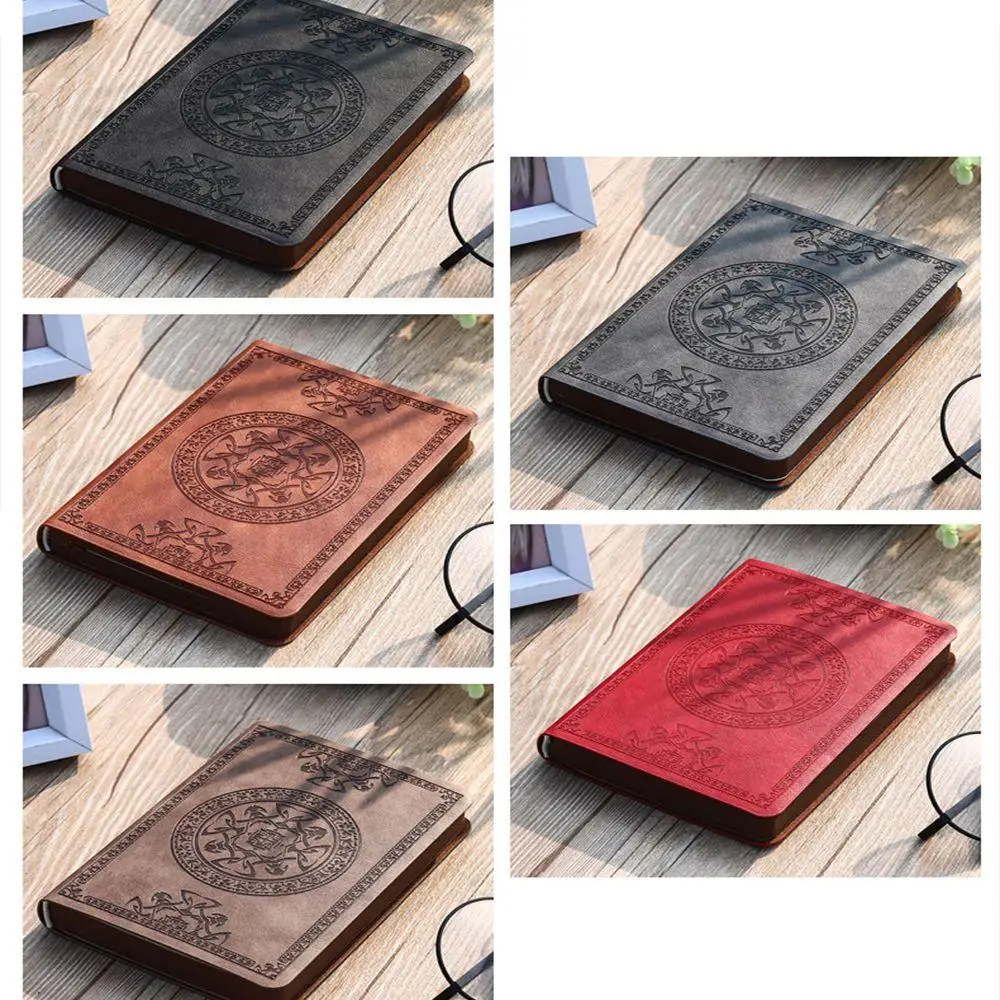 Retro przenośna Mini notatnik pamiętnik papeteria papier do pisania notatnik dziennik książeczka dziennik podróży skórzany notes codzienny terminarz