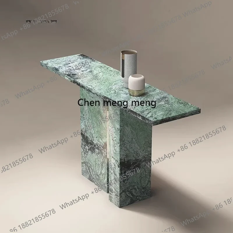 

F150Natural marble entrance table against the wall, entry bar, case bar, Italian living room, entrance table