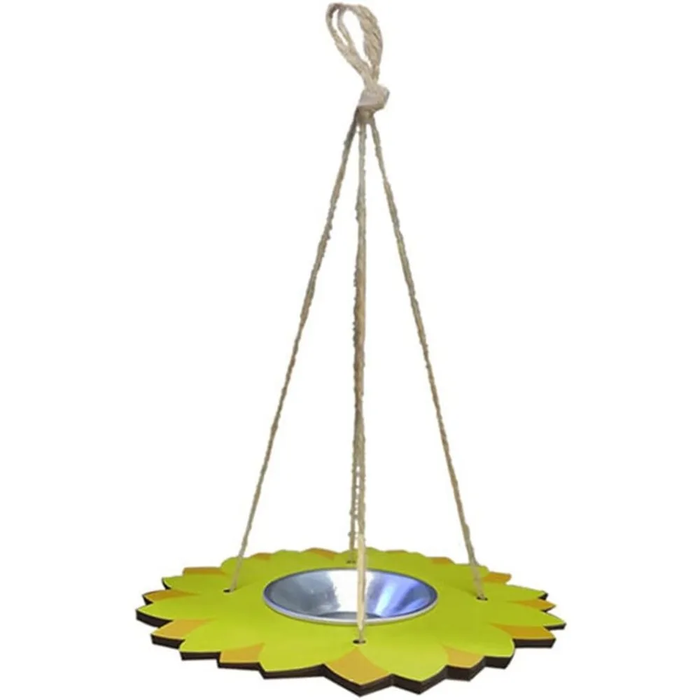 

Hanging Bird Feeder Tray Hummingbird Feeder Seed Tray Outdoor Food Platform Attracting Wild Birds Outside Garden Yard Decor (A O