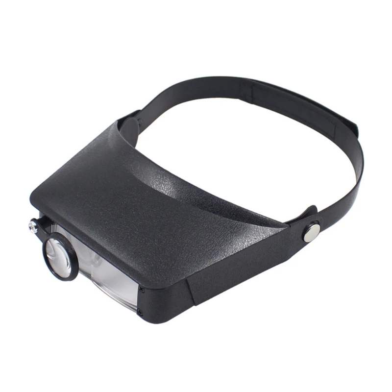 ipiip 1.5X/3X/9.5X/11X Headband Magnifier Handsfree Head Mount Glass Visors Headset for Jewelry Close Work Sewing