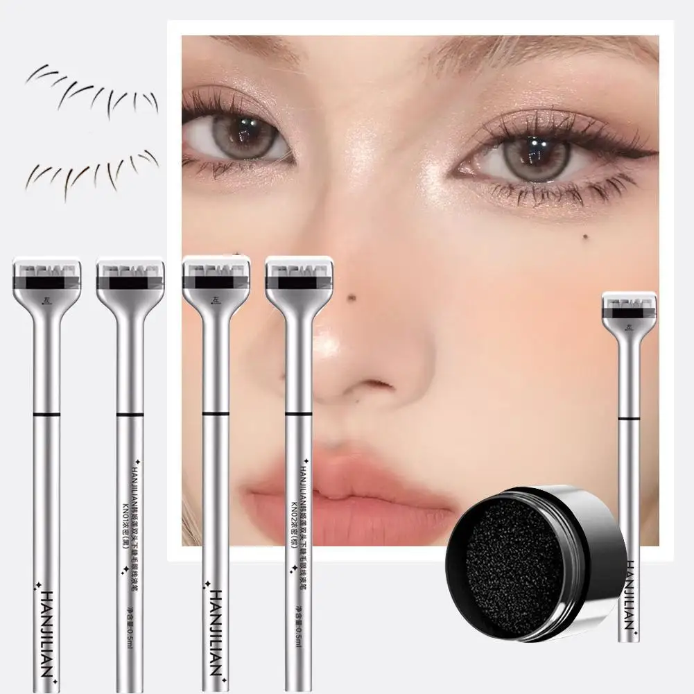 Silicone Eyelash Seal Maquiagem Ferramenta para Iniciantes, Eyelash Extension Stamps, Conveniente Simulação Natural, Mascara Stick, DIY