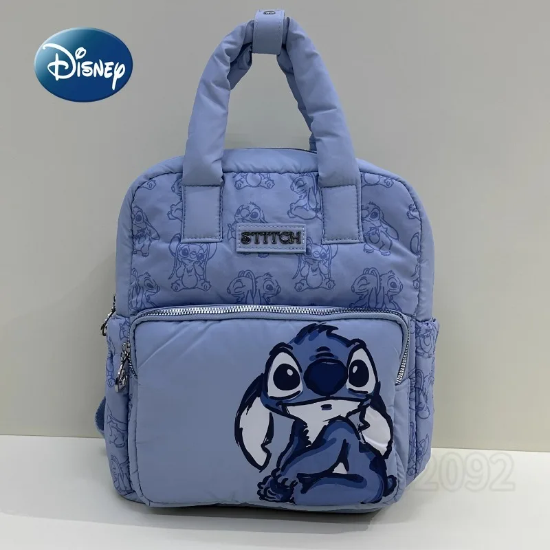 Disney Stitch Original New Children's Schoolbag Luxury Brand Fashion Children's Leisure Backpack Large Capacity Travel Backpack