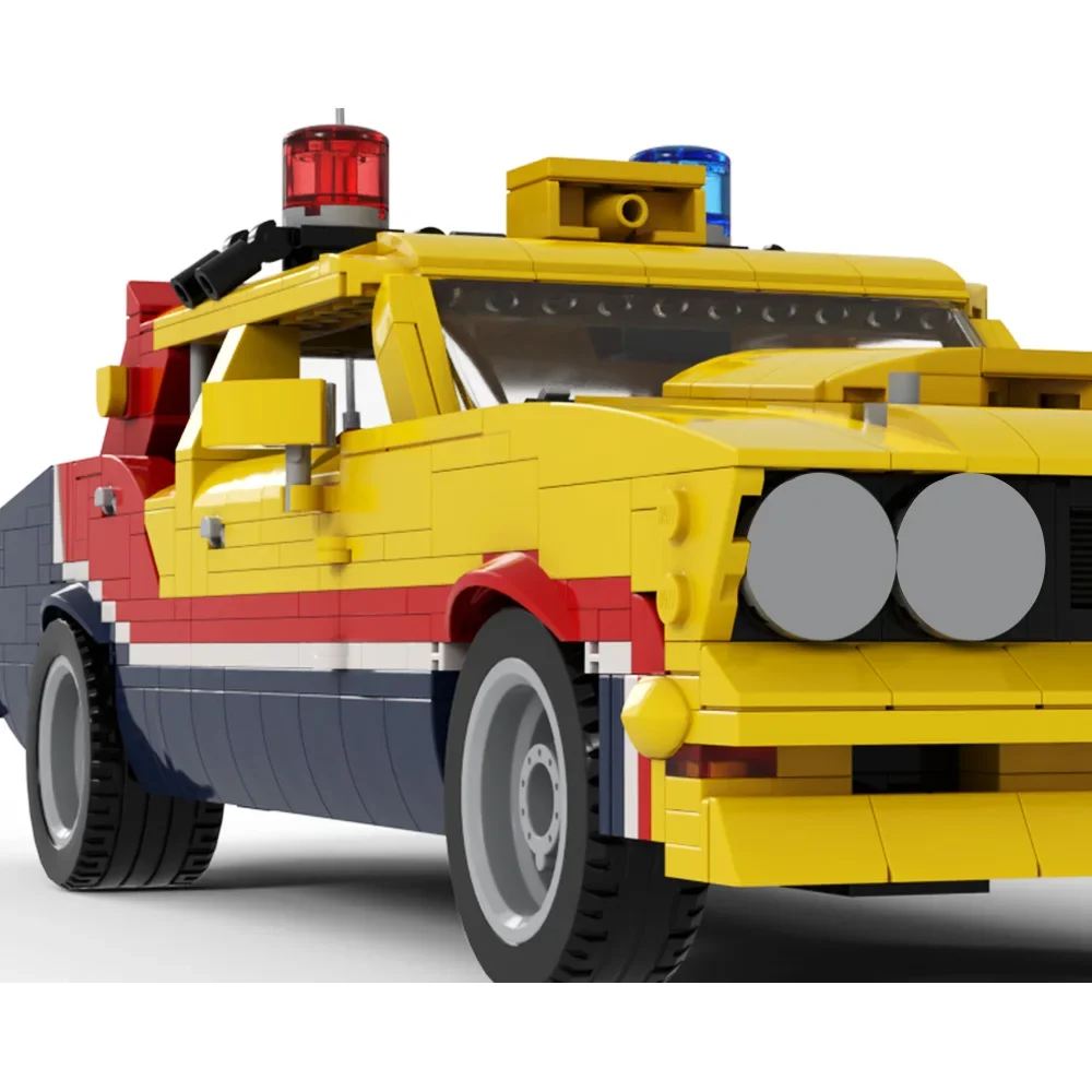 

MOC-197005 Movie Mad Max Ford Falcon Building Blocks Model Mad Max Modified Car Muscle Sports Car Bricks Assembly Toys DIY Gifts