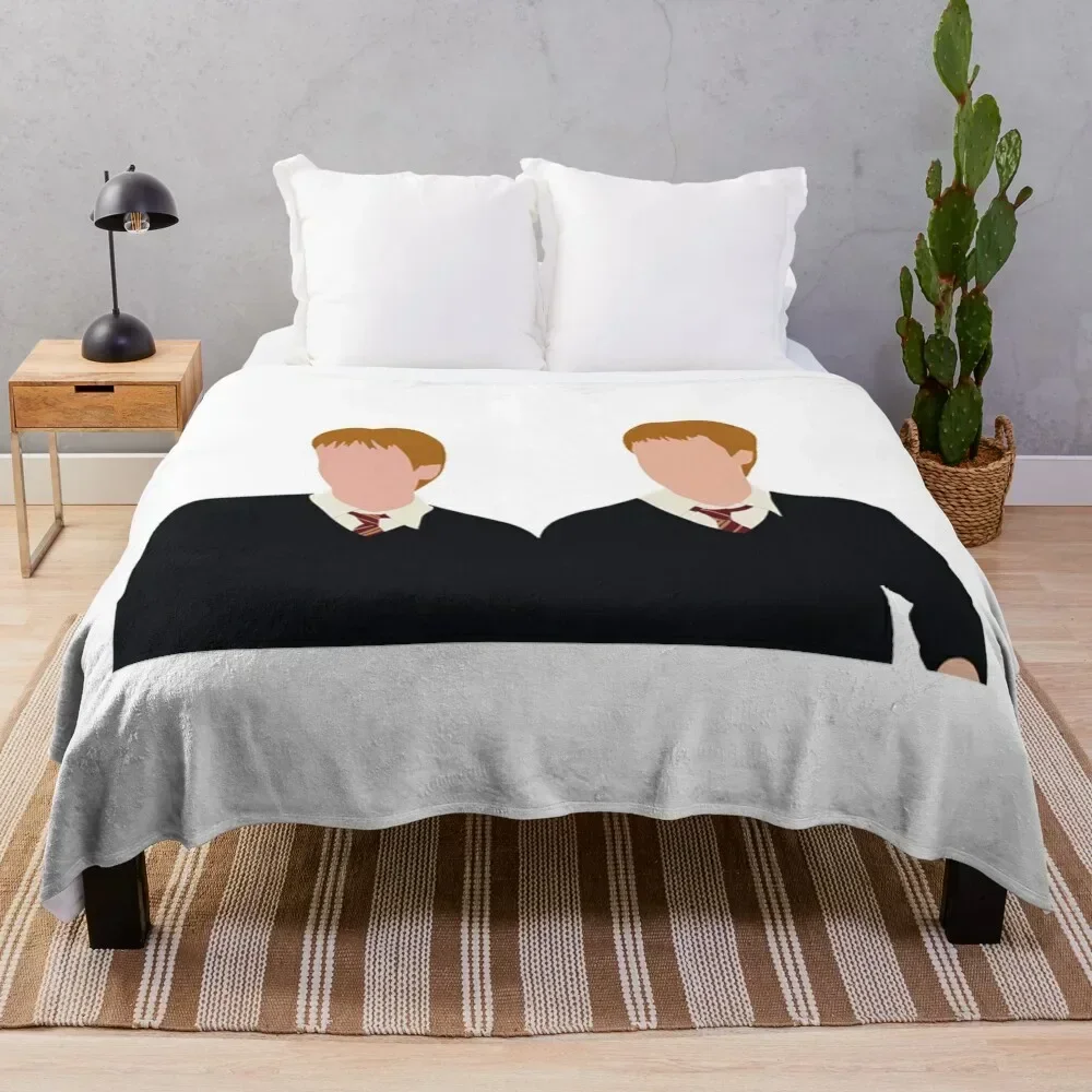 

Fred And George Weasly Throw Blanket for babies Summer Beddings Sofa Throw Hair Blankets