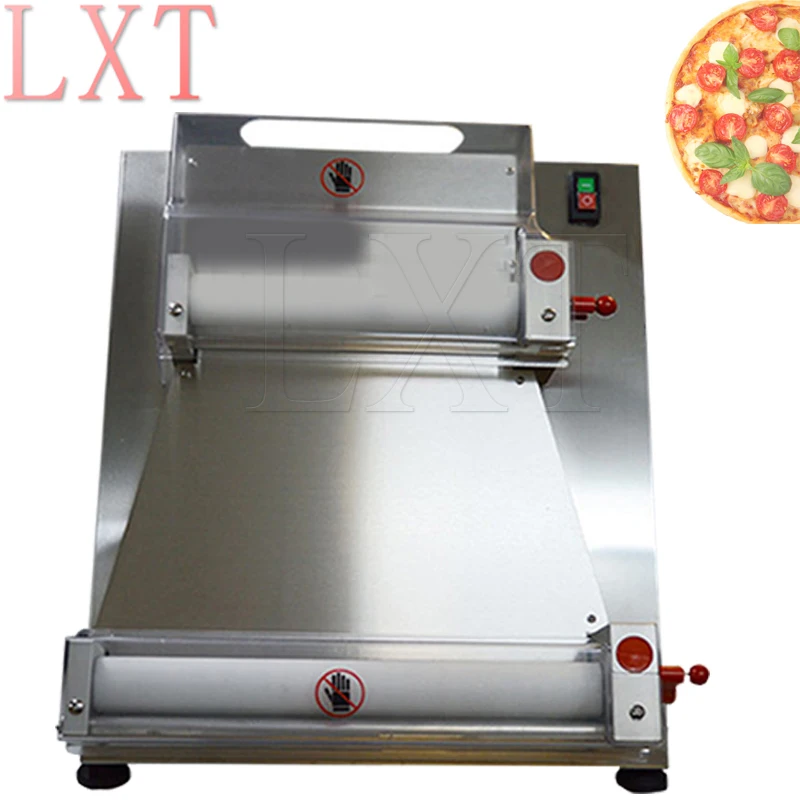 

Pizza Maker Machine Commercial Dough Roller Sheeter Machine Bakery Pizza Shaper Pizza Bread Equipment 370W