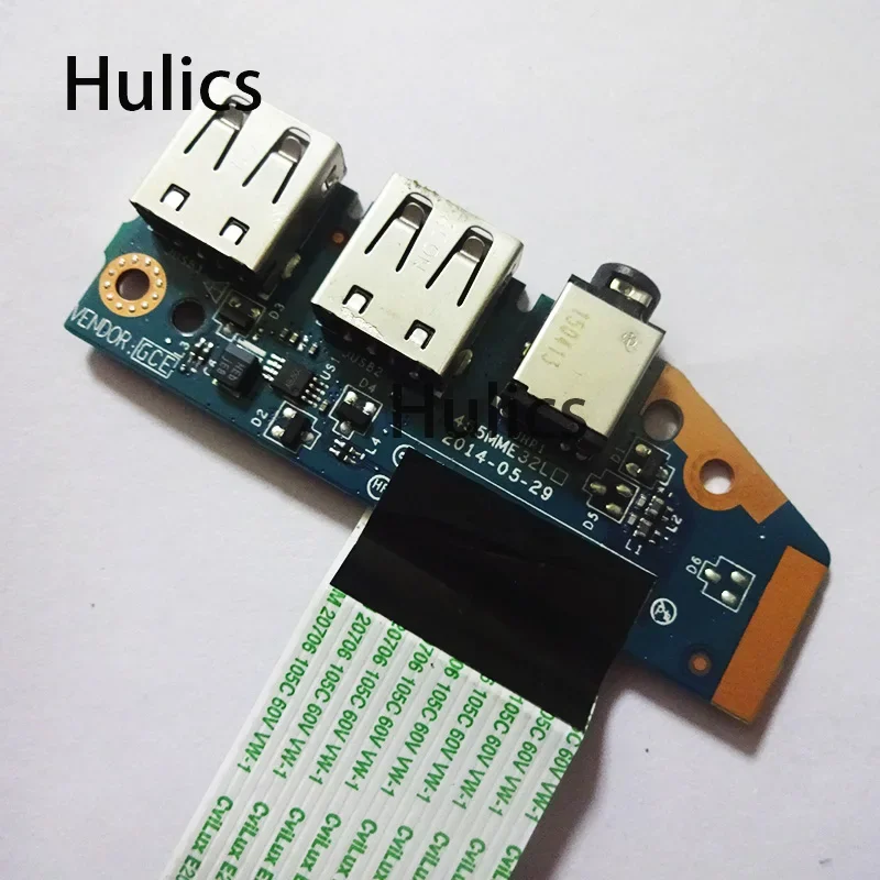 Hulics Used For HP ProBook 430 440 450 455 G2 USB Board Audio  LS-B183P