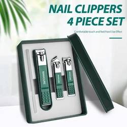 4PC Nail Clipper Set HighGrade Household Nail Clippers Men And Women Universal Pedicure Beautify Tool Simple Portable Nail Tools