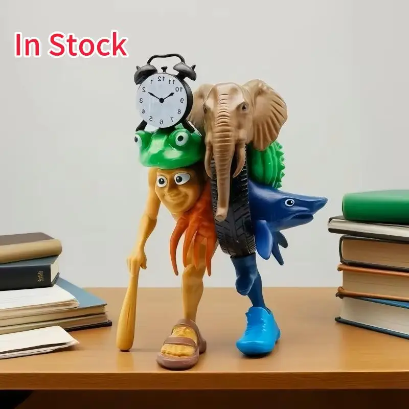 

Brainrot Tung Sahur Creatures‌ Ornaments Toys TralaleroTralala Cappuccino Assassino Action Figure Desktop Child Birthday Gift