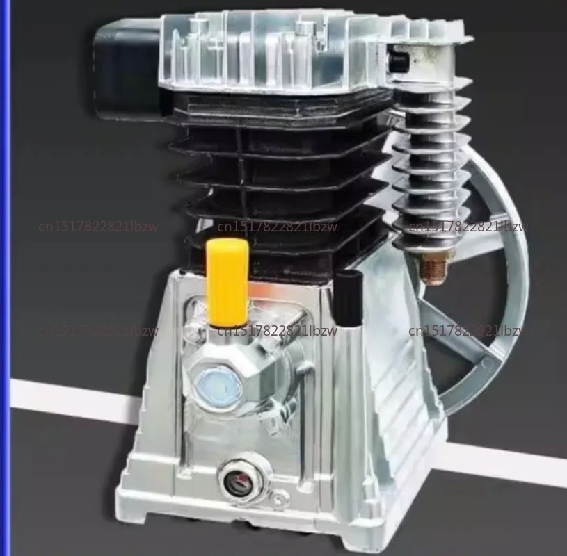 Single Head Double Cylinder Aluminum Pump Head Assembly Air Compressor Head Piston Cast Aluminum Piston Compressor