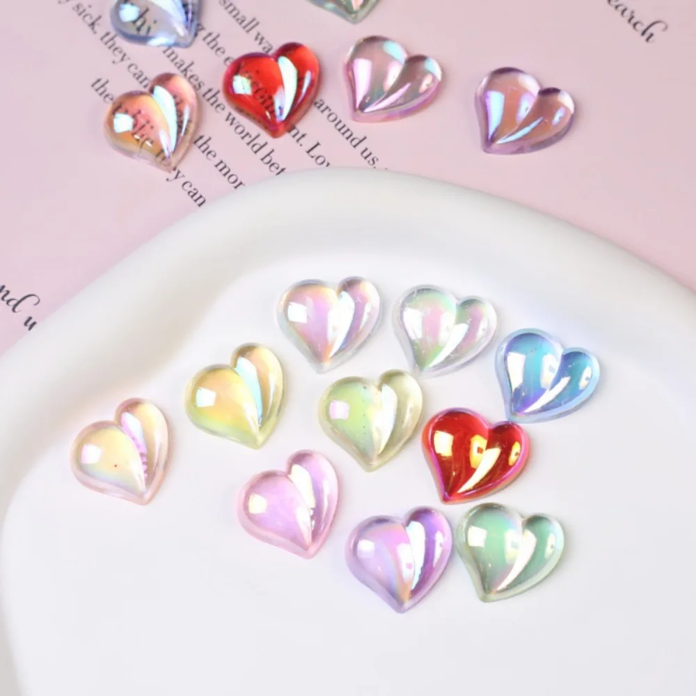 8pcs Fashion Shoe Charms Set Accessories Hole Shoe Buckle Shining Cute Heart Shape Shoes Accessories for Shoes Decorations