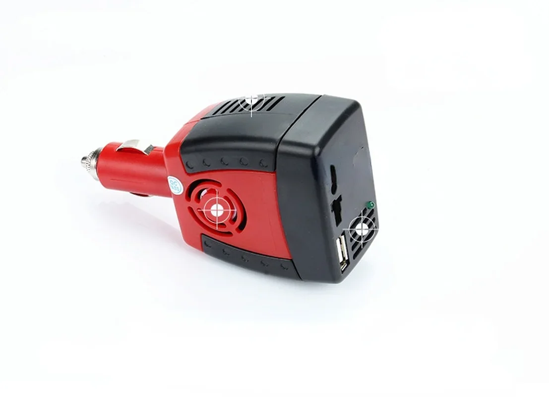 Car Inverters 150W Car Auto Power Inverter DC 12V to AC 220V/110Vwith USB Ports 2.1/1.5A Charger Splitter Car Accessories