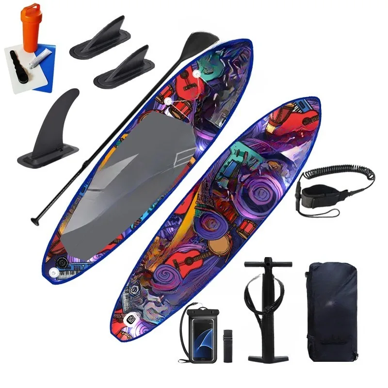 Surfboard Inflatable Paddle Board Professional Wakeboard Stand Up Rafting Fishing Canoe