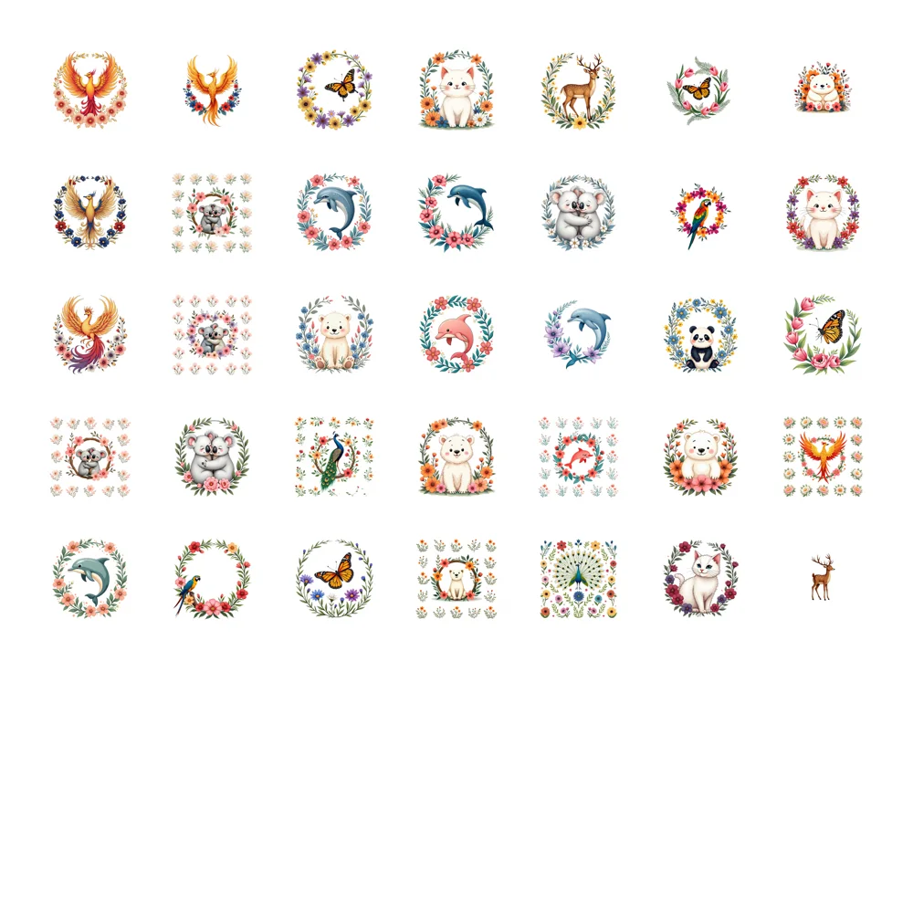 35pcs-150pcs ملصقات الكرتون ملصقات لطيف ملصقات لأجهزة الكمبيوتر المحمول الأمتعة سجل القصاصات مذكرات ملصق الغيتار