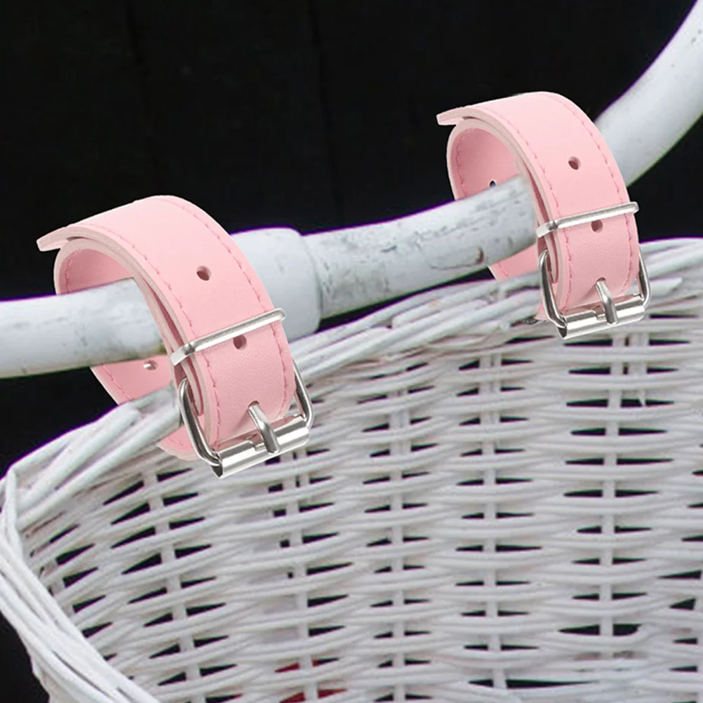 

Bike Basket Strap Adjustable Sturdy Durable Belt for Scooter Front Rack Carry Detachable Cycling Parts
