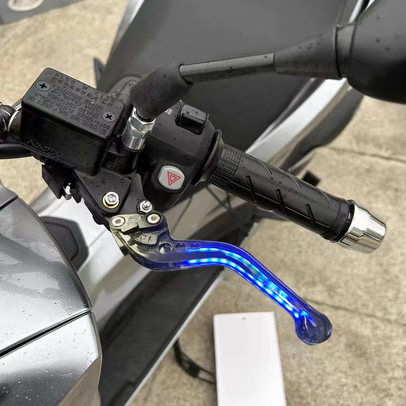 For DOWNTOWN 125 200 300 350 XCITING 250 300 500 400 Motorcycle Always-on Turn Signal Light Adjustable Short Brake Clutch Levers