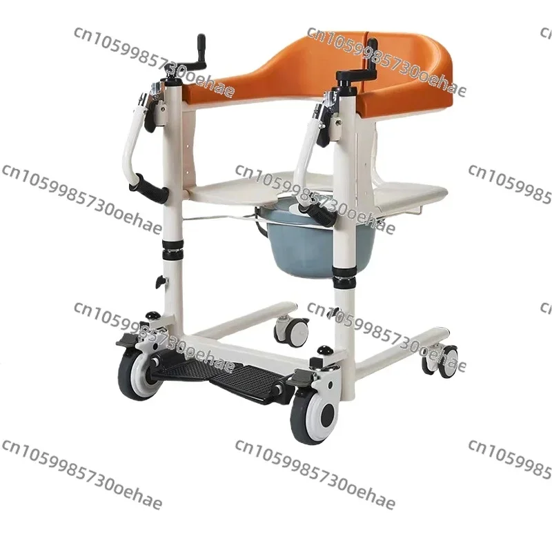 Hand-Cranking Shift Machine Disabled Care Multi-Function Toilet Hand-Cranking Lifting Shifter Bath Chair Double-Cranking
