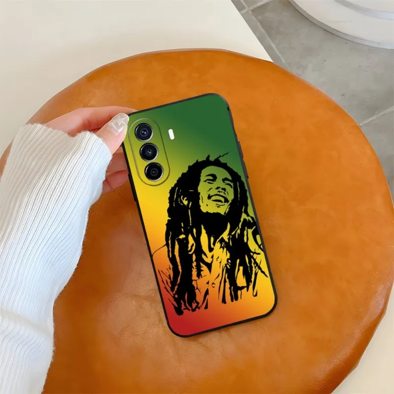 Bob Marley Weed Phone Case Fundas For Huawei P40 P50 P30 P10 P20 Lite Mate 40 Pro Plus Psmart Z 6 7 5 Back Cover