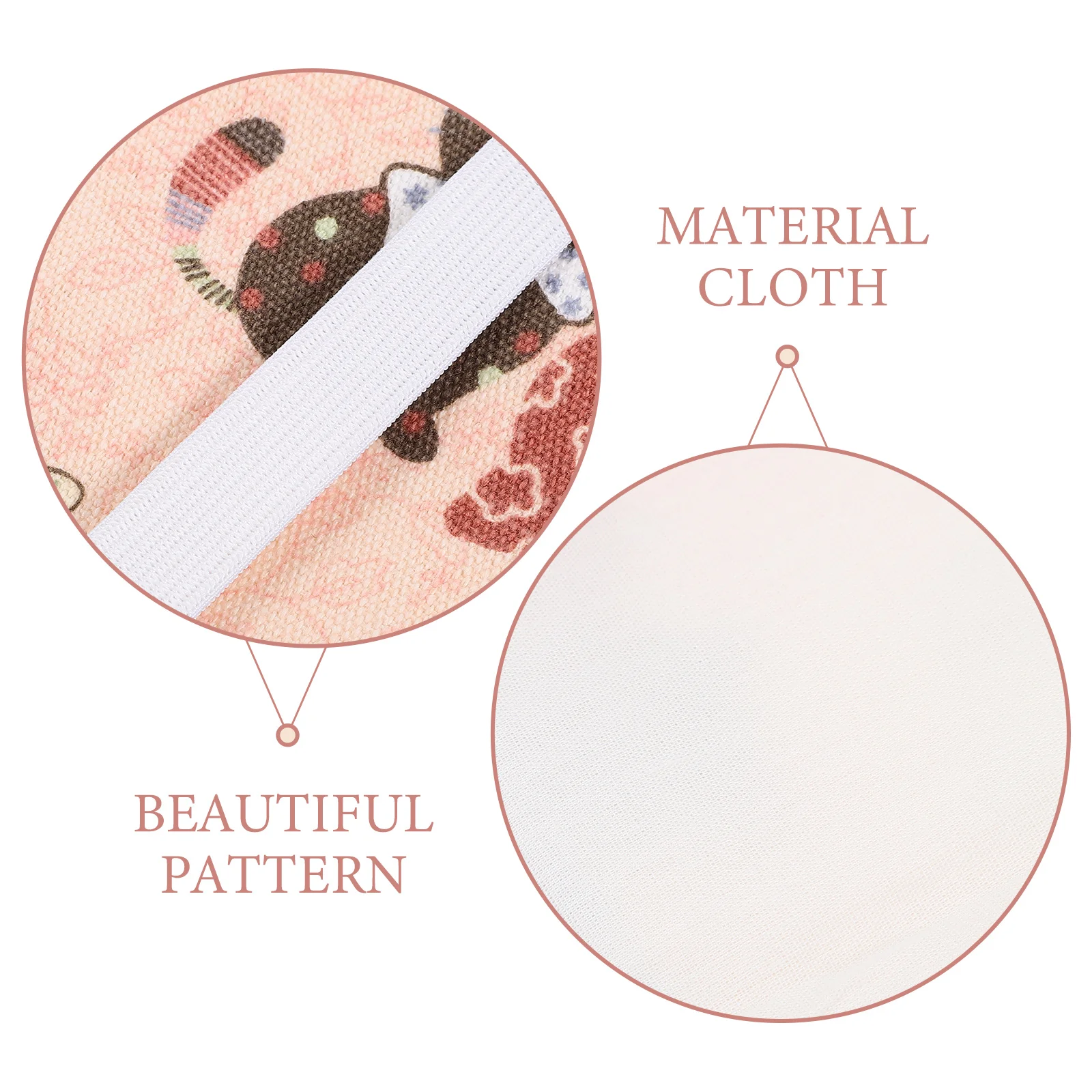 Cloth Book Sleeve Ledger Protective Cover Practical Notebook Foldable Decoration