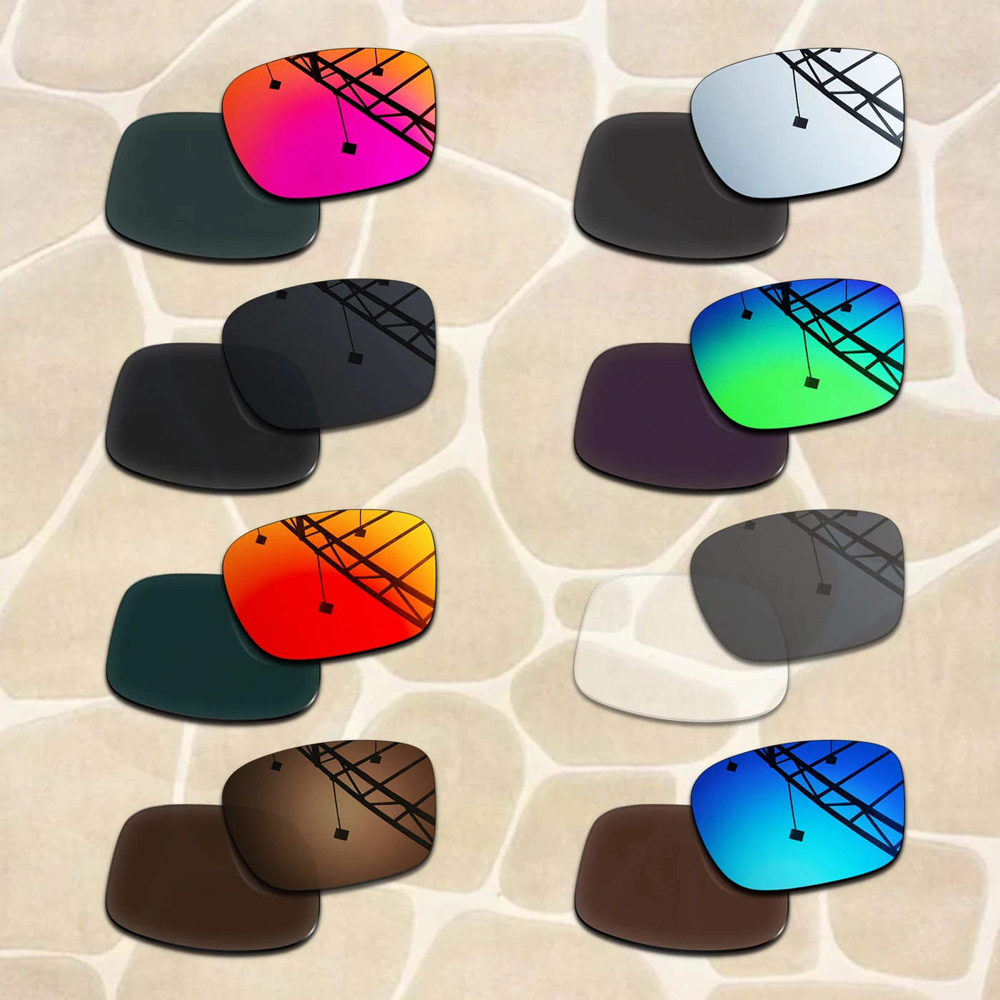 

TRUE Polarized Replacement lenses for Oakley Chainlink OO9247 57mm, Anti-Scratch & Impact Resistant