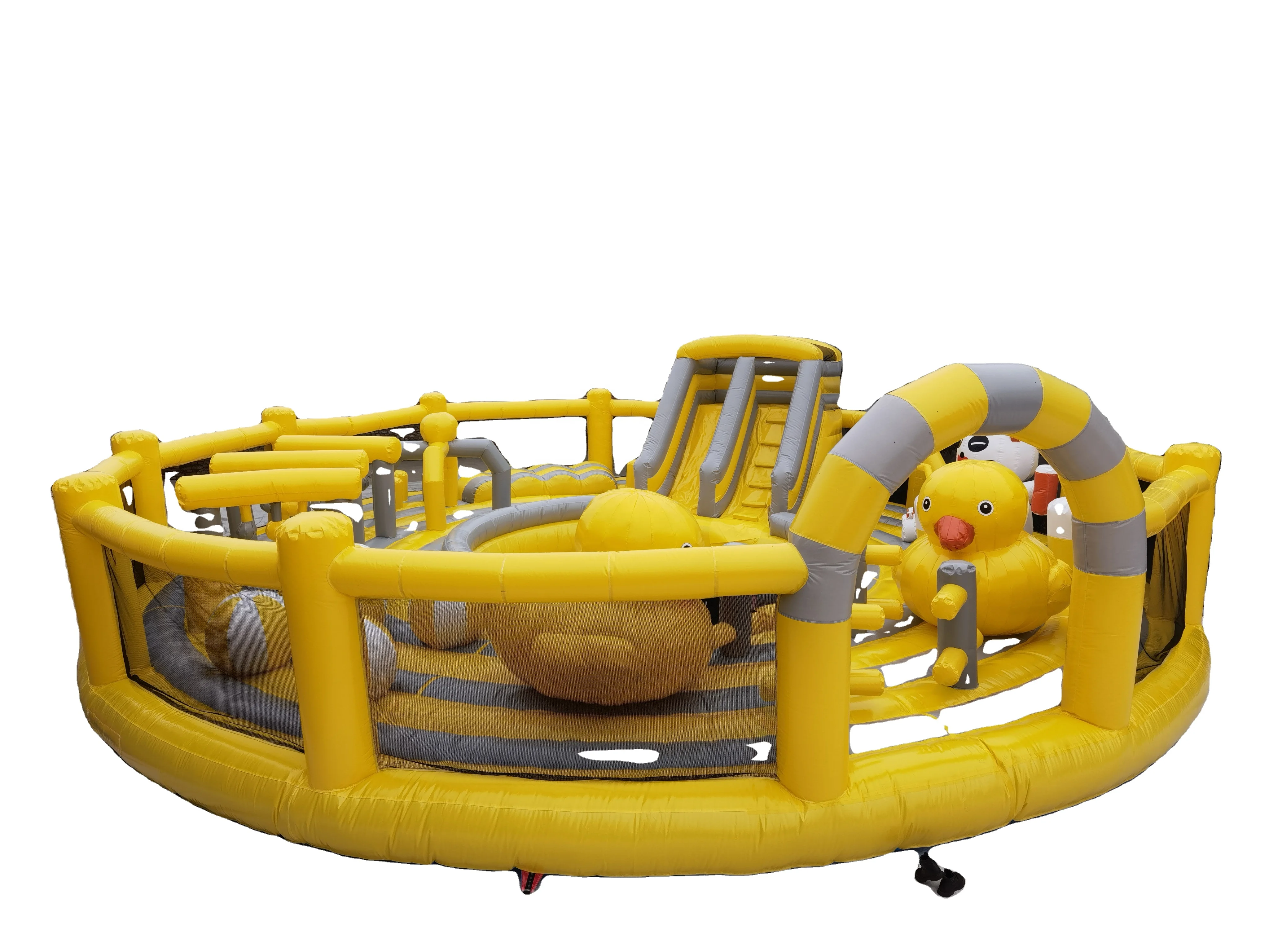 Wholesale Commercial Large Outdoor PVC Inflatable Bouncy Castle 13m Diameter Indoor Playground Equipment Commercial Use