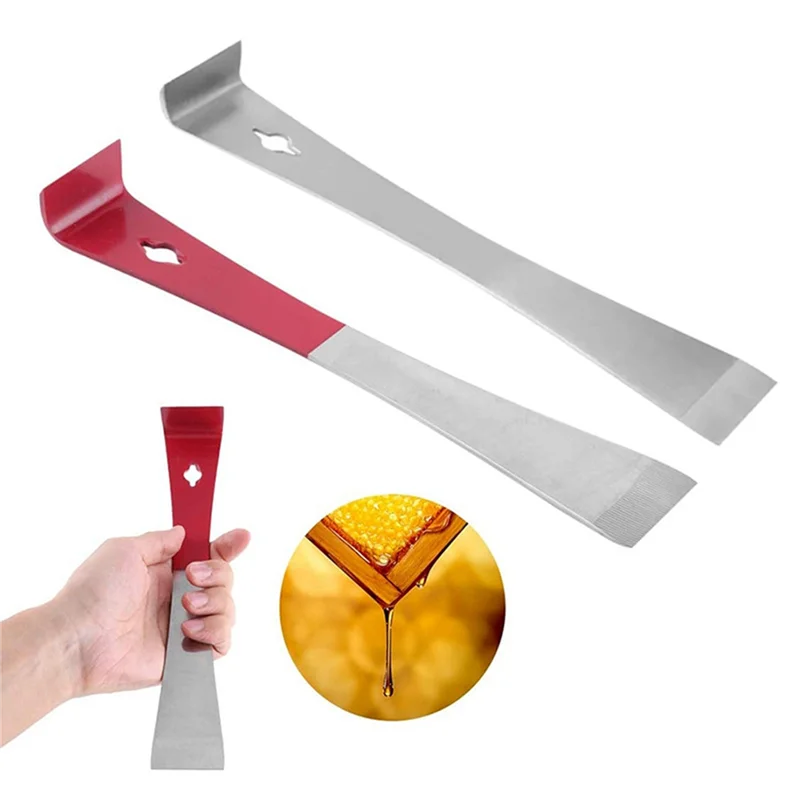 KB-2PCS قضيب رفع مكشطة مسمار مجتذب الفولاذ المقاوم للصدأ شقة المخل بزاوية حافة قضيب رفع لأداة السحب والكشط