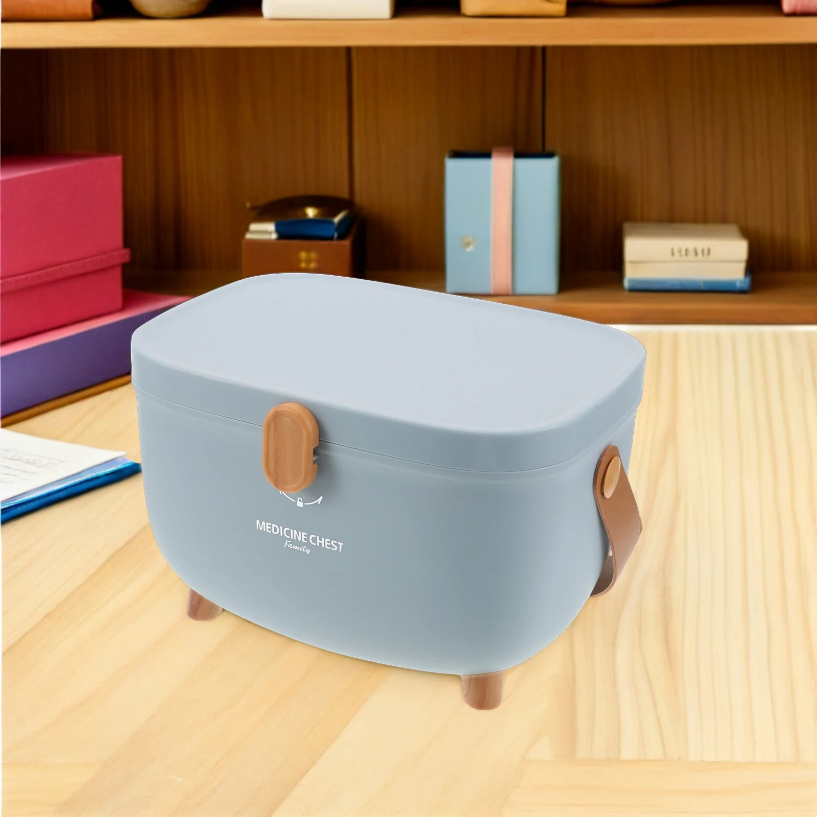 

2 Layers Waterproof Medicine Storage Box Large Capacity Portable Medical Organizer For Home Travel Use Double Layer Storage Case