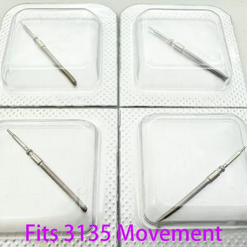 2 قطعة/4 قطعة عالية الجودة 3135 الجذعية ساعة يد تعمل بالحركة الصلب الجذعية تاج عدة ساعة أجزاء ل 3135 ساعات يد تعمل بالحركة الجذعية استبدال أجزاء