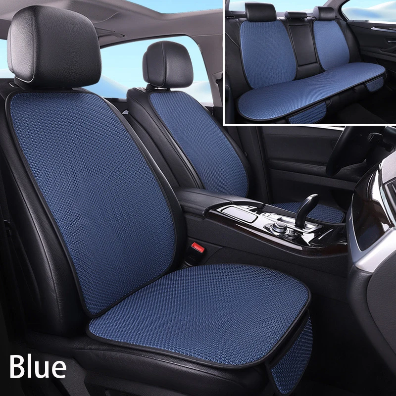 

Car seat cushion universal for all seasons summer ice silk seat cushion rear interior seat cover ventilated truck seat cushion