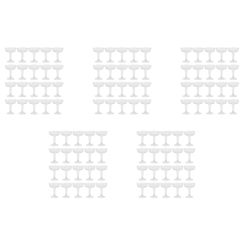 

AA76-Новые пластиковые флейты для шампанского, одноразовые - 100 шт., прозрачные пластиковые бокалы для шампанского для вечеринок, прозрачная пластиковая чашка