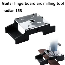 Guitar fingerboard milling arc auxiliary instrument Instrument neck gasket making tool set instrument maintenance making tool