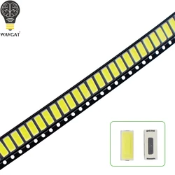 50-100PCS For LG Innotek LED LED Backlight 1W 7030 6V Cool white TV Application smd 7030 led cold white 100-110lm 7.0*3.0*0.8mm