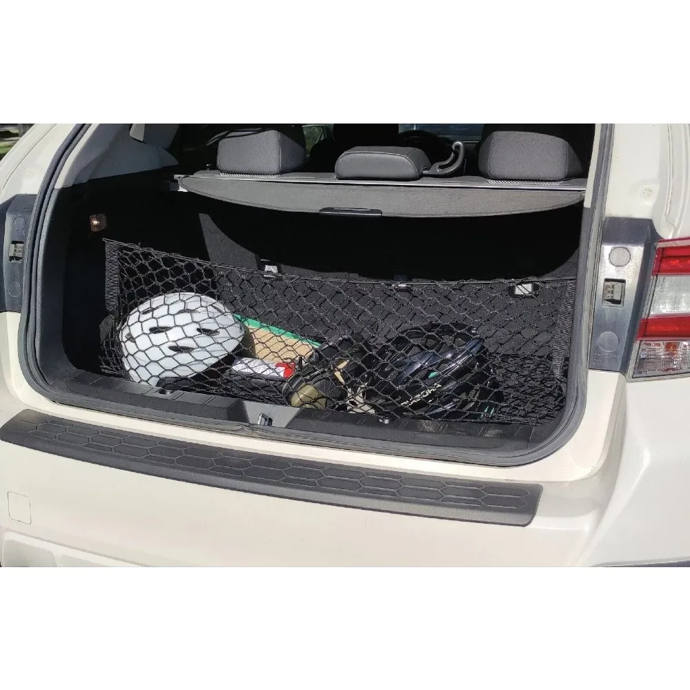 Rear Trunk Envelope Style Organizer Cargo Net For 2024 Subaru Impreza Crosstrek