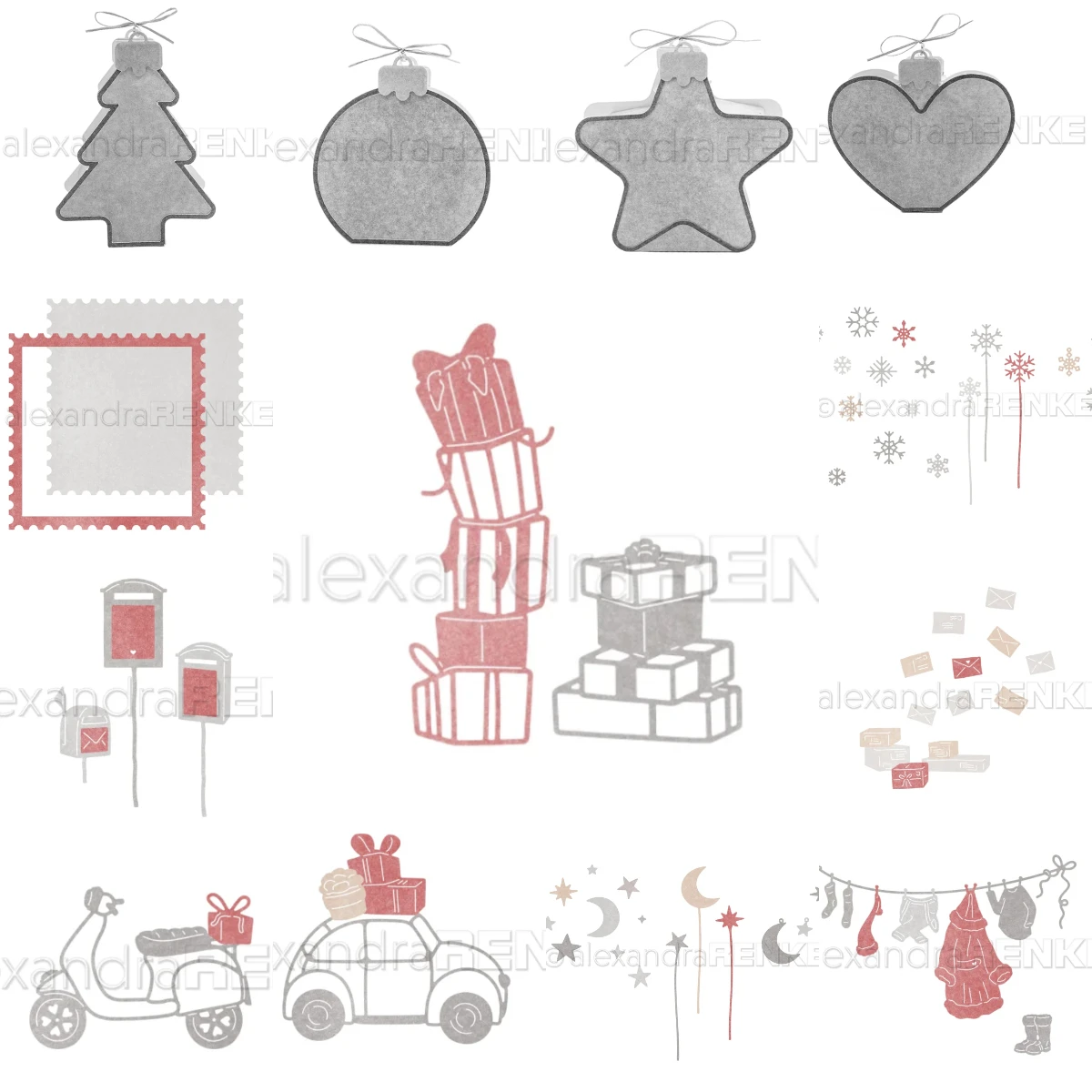 Candy and Post Office 2026 New Metal Cutting Dies For DIY Scrapbooking Crafts Maker Photo Album Template Handmade Decoration