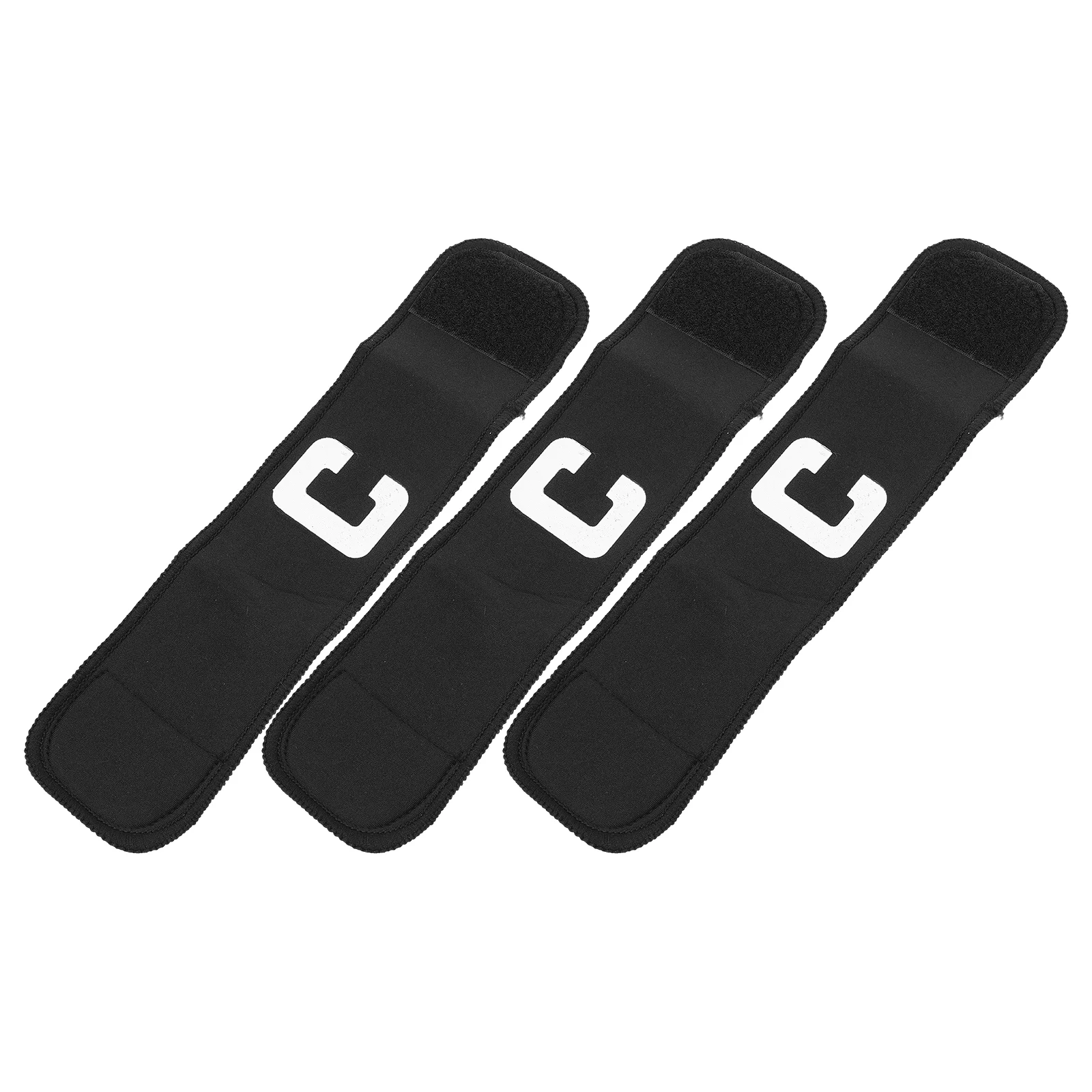 

3 Pcs Captain Armband Soccer Accessories Bracelet Game Board Wristband Bangle for Portable Leader Elastic Equipment