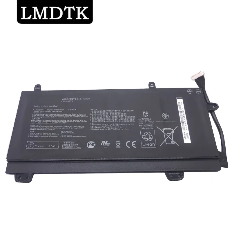 Lmdtk Nova C41n1727 Bateria do Portátil para Asus Rog Zephyrus Gm501 Gm501gm Gm501gs Gu501 Gu501gm 15.4v 55wh