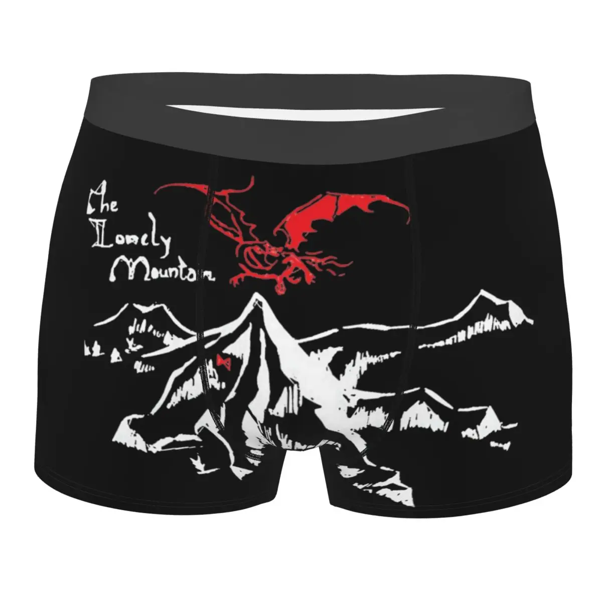 

Мужские трусы-боксеры Lonely Mountain T-The L-Lords Of The R-Rings Mordor, шорты, мягкое нижнее белье, мужские модные трусы