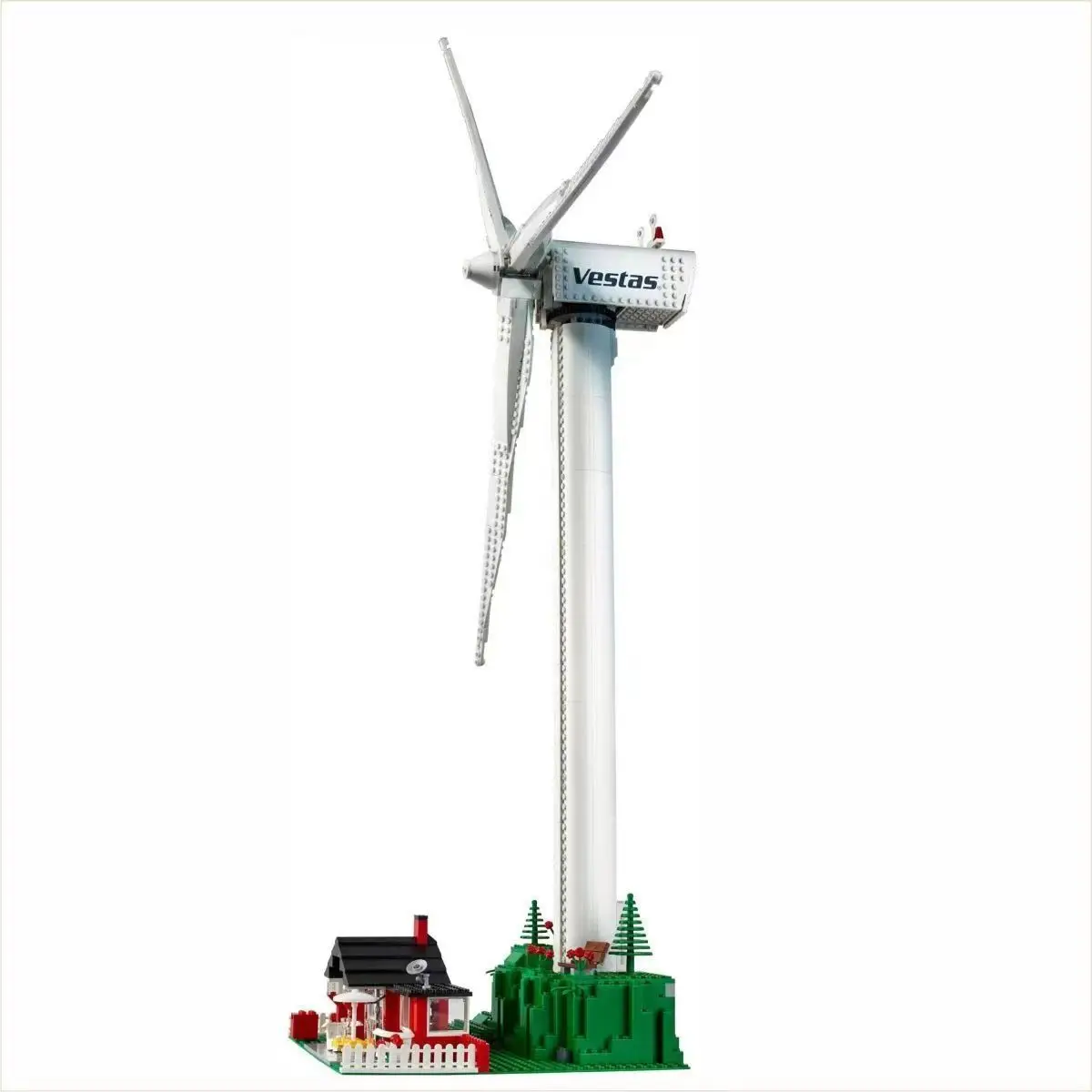 844PCS MOC Creative Series Vestas Wind Turbine Building Blocks เครื่องกําเนิดไฟฟ้า Windmill รุ่นอิฐของเล่นสําหรับเด็กของขวัญ