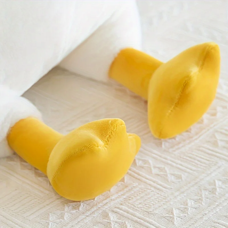 Oreiller en peluche d'oie idiote, confortable et doux, coton de remplissage de haute qualité, adapté au salon, 43cm