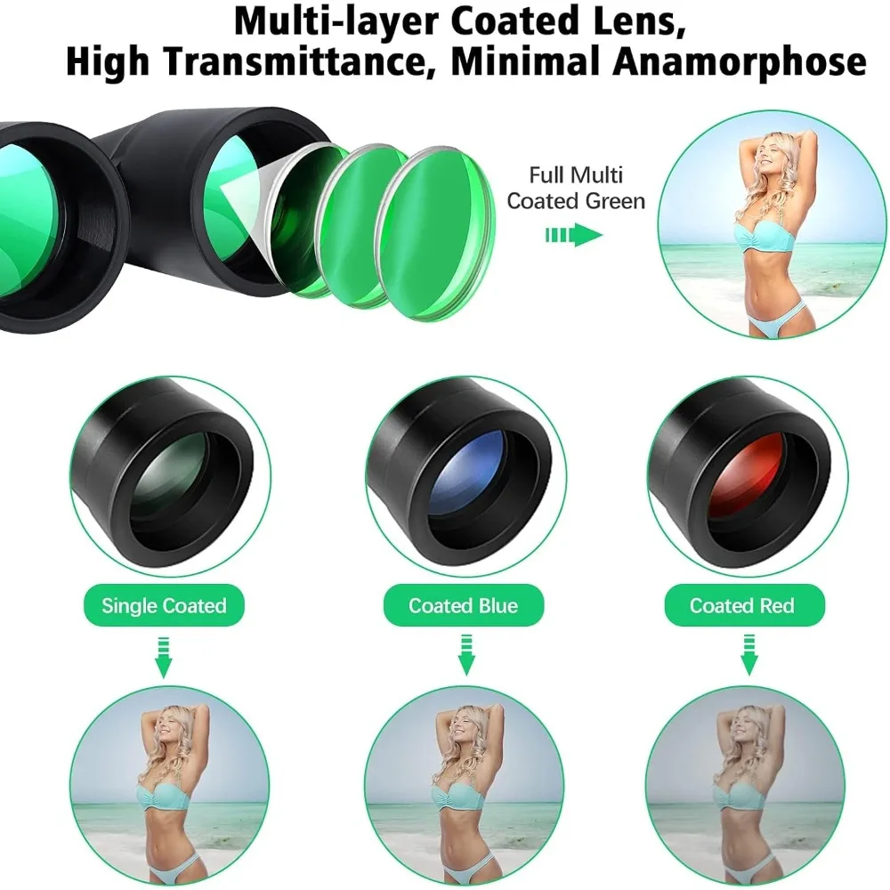 منظار عالي الطاقة 30-260X80 للبالغين، مع محول ثلاثي القوائم وحقيبة حمل (أسود، 30-260X80) #4