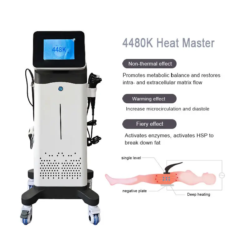 448kHz RF Body Slimming Device Fat Breakdown Skin Firming Cellulite Smoothing for Spa Salon Clinic Use Professional Care SPA