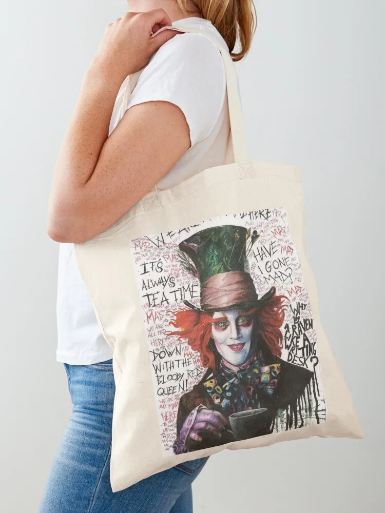 mad hatter Tote Bag great bag Big bag women