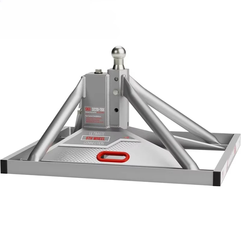 مجموعة وصلة تثبيت السكك الحديدية من AMBITION، قاعدة طويلة بطول 11-1/2 بوصة | العجلة الخامسة الأسود السكك الحديدية تصاعد RV Camper Goosencustom #3