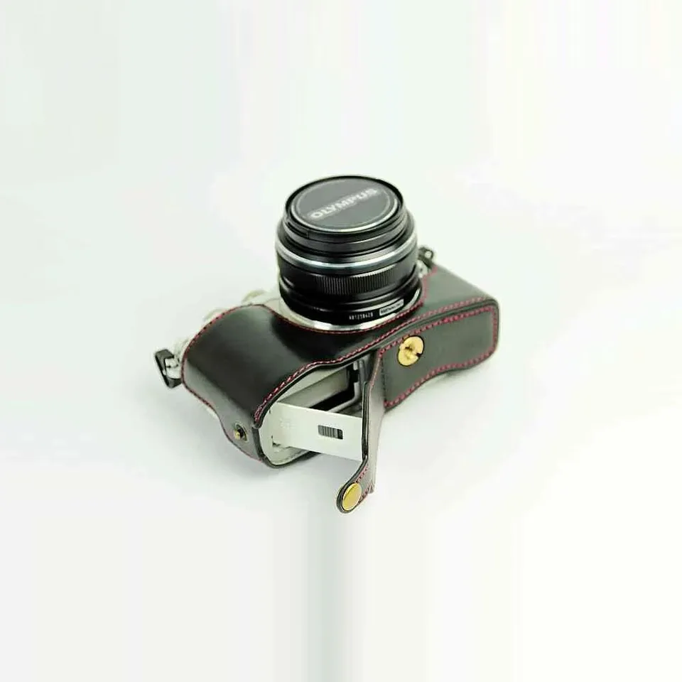 Camera PU Leather Half Body Case For Olympus EPL7 EPL8 EPL9 EPL10